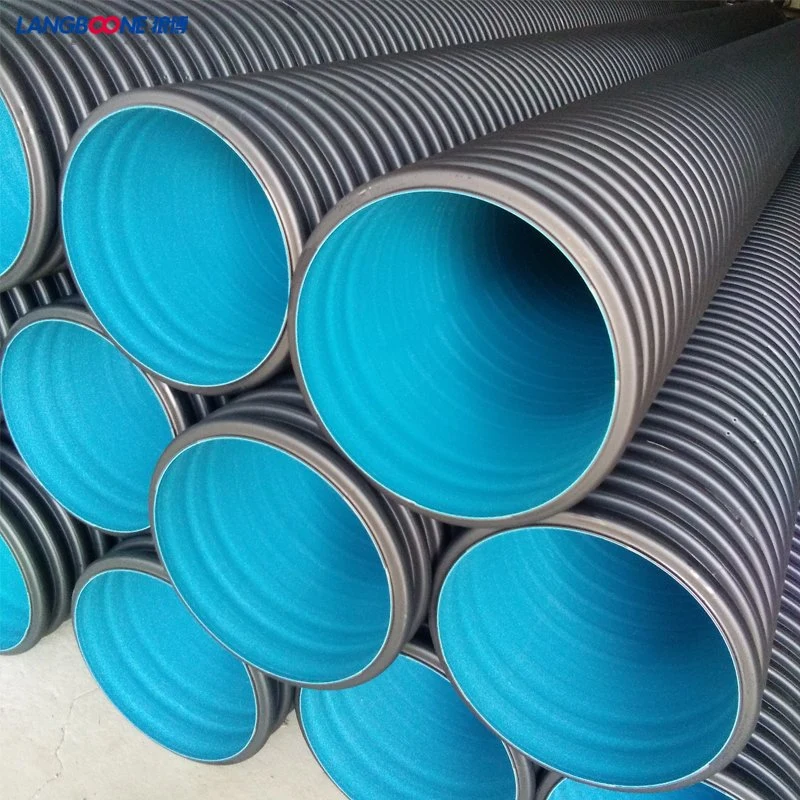 DN1100 Sn10 Double-Wall Corrugated HDPE Pipe with Twining Hollow for Reclaimed Water