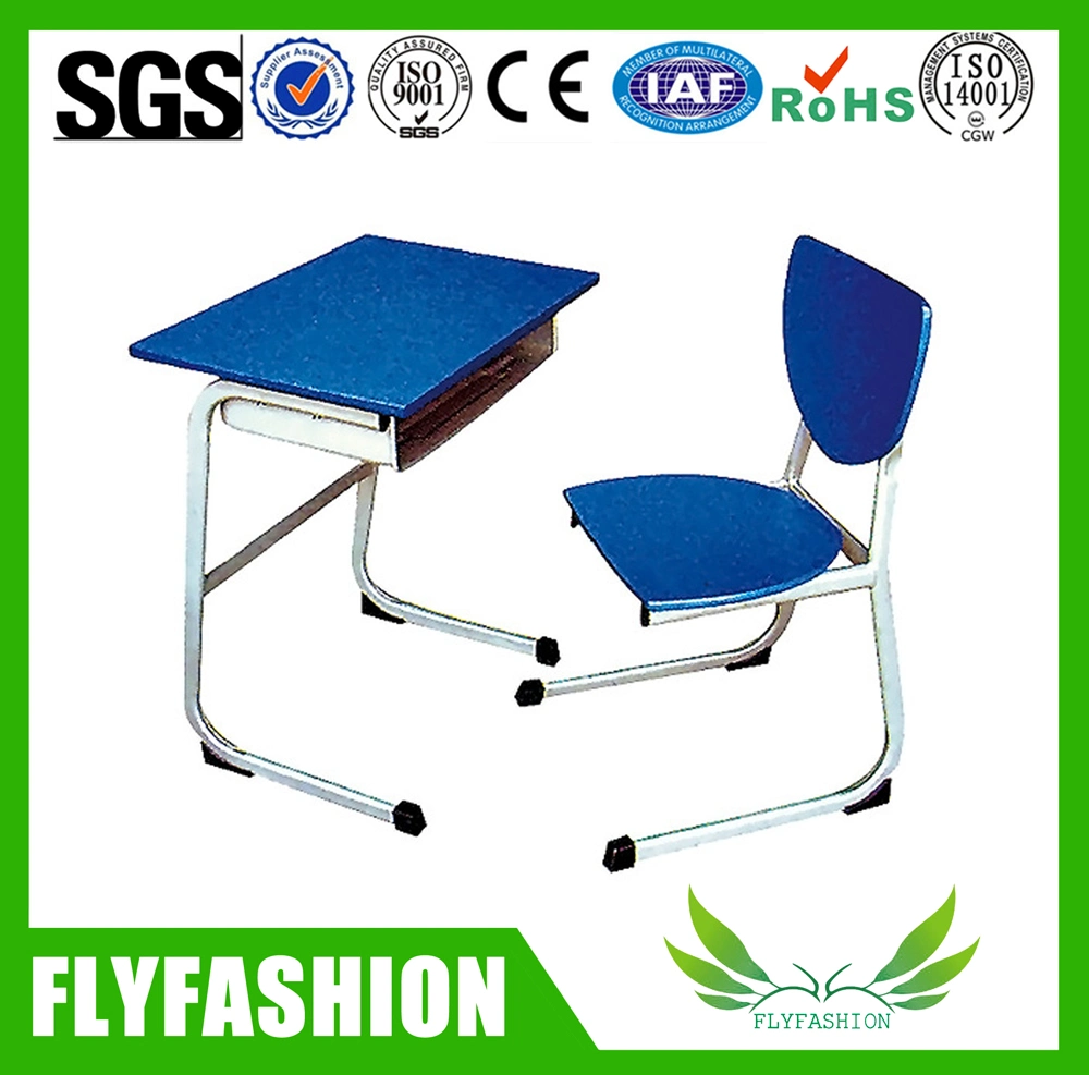 Modern School Furniture Single Desk and Chair Sets (SF19S)