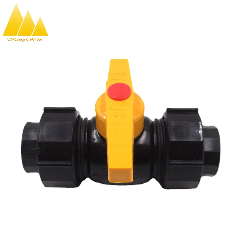 PP Control Valve Poly HDPE PP Ball Valve Stop Cock Stop Tap PP Shut off Ball Valve