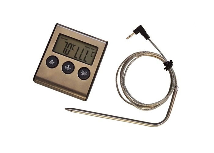 Manufacturer Direct Supply Digital BBQ Meat Kitchen Candy Thermometer with Timer