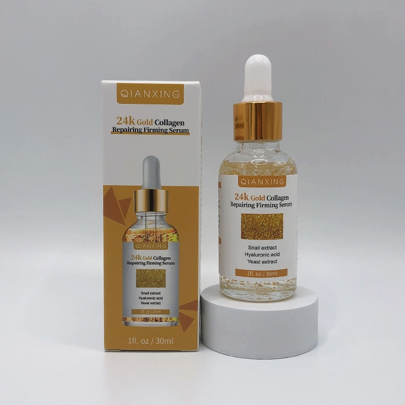 High quality/High cost performance  Natural Moisturizing Anti Aging Anti Wrinkle Facial 24K Gold Serum