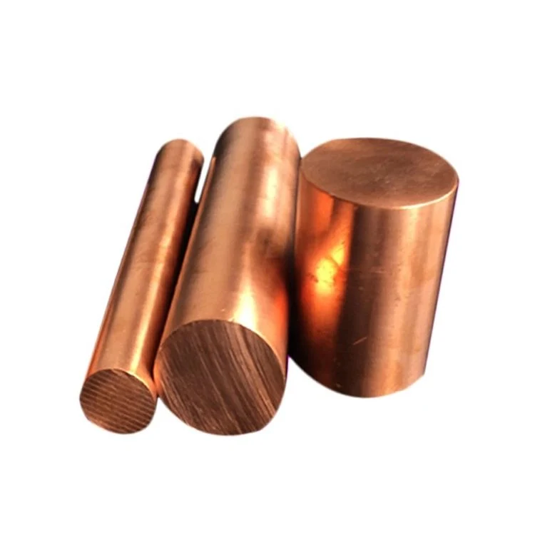 High quality/High cost performance C11000 C101 Dia 2-90mm Round Rod Copper Bar Hard Half-Hard 99.9% Pure Copper Red Copper