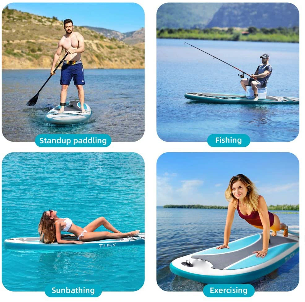 10.6'' /10 Tabla de surf inflables Stand up Paddleboards con Sup Accesorios Bolsa de viaje