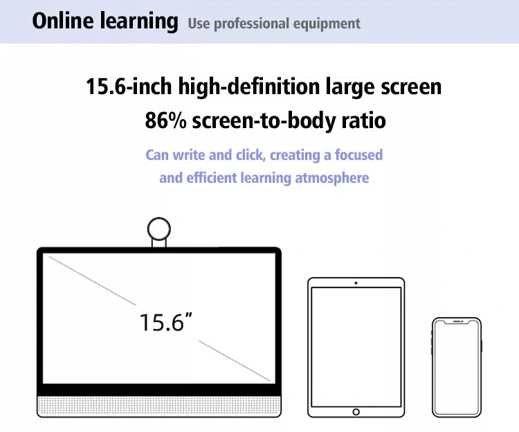 Online Learning 15.6inch Support Touch Portable All in One Desktop Computer All-in-One PC Mini Tablet PC