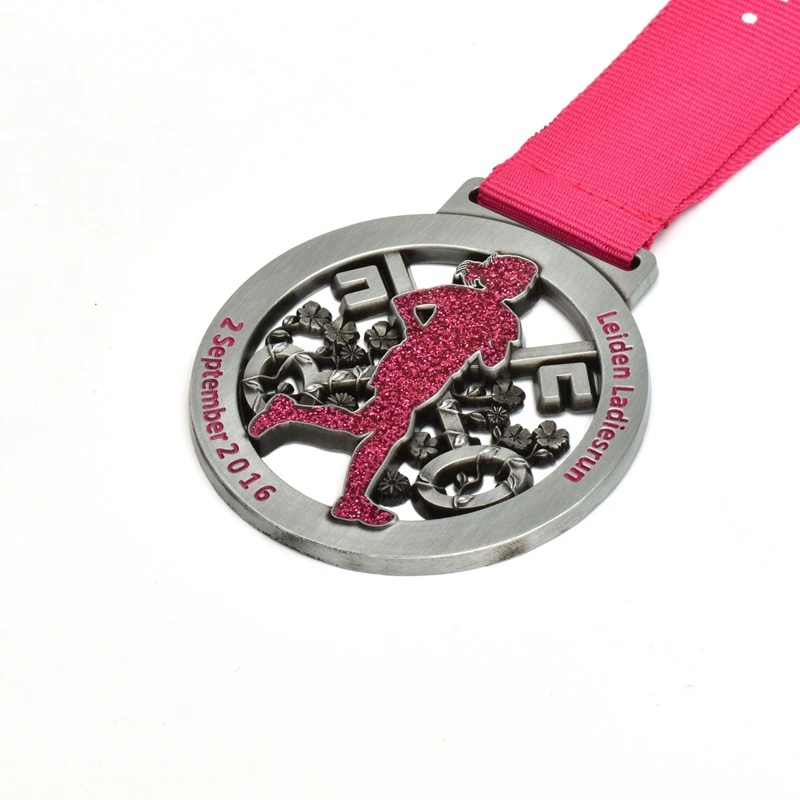 Customized Medal 3D Zinc Alloy Medallion Antique Effect for Sports Events