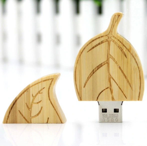 Unidad flash USB Walnut Unidad flash USB portátil de regalo de madera Disco