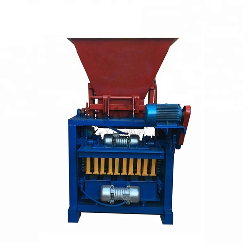 Semi-Automatic Paving Stone Building Material Paving Brick Forming Concrete Block Making Machine