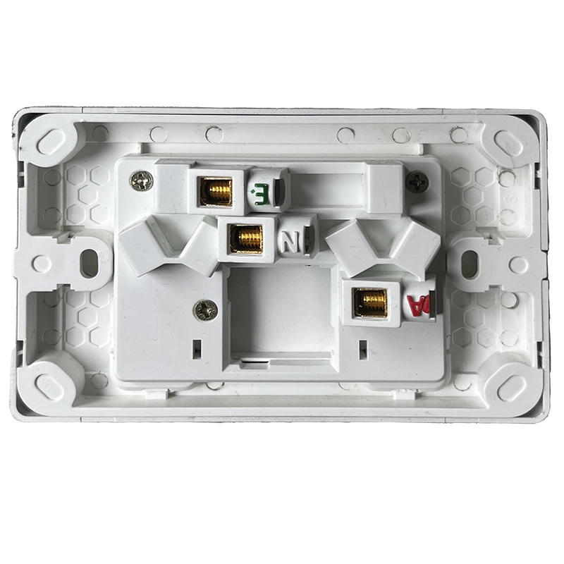 Australia Electric Products a Series White 2 Gang Power Point Switch Socket