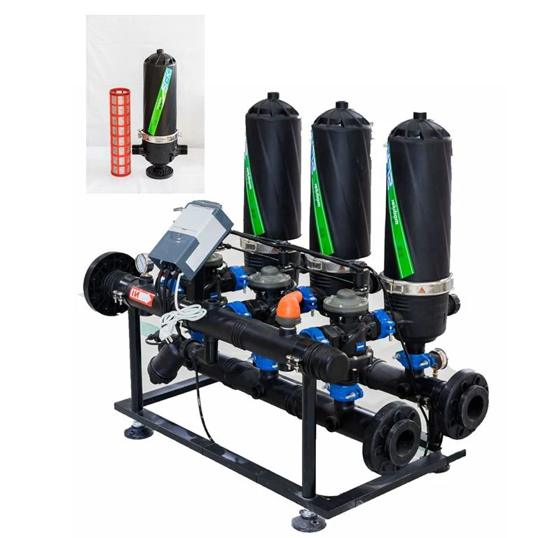 Système de filtre à eau avec technologie de lavage automatique par irrigation par pulvérisation