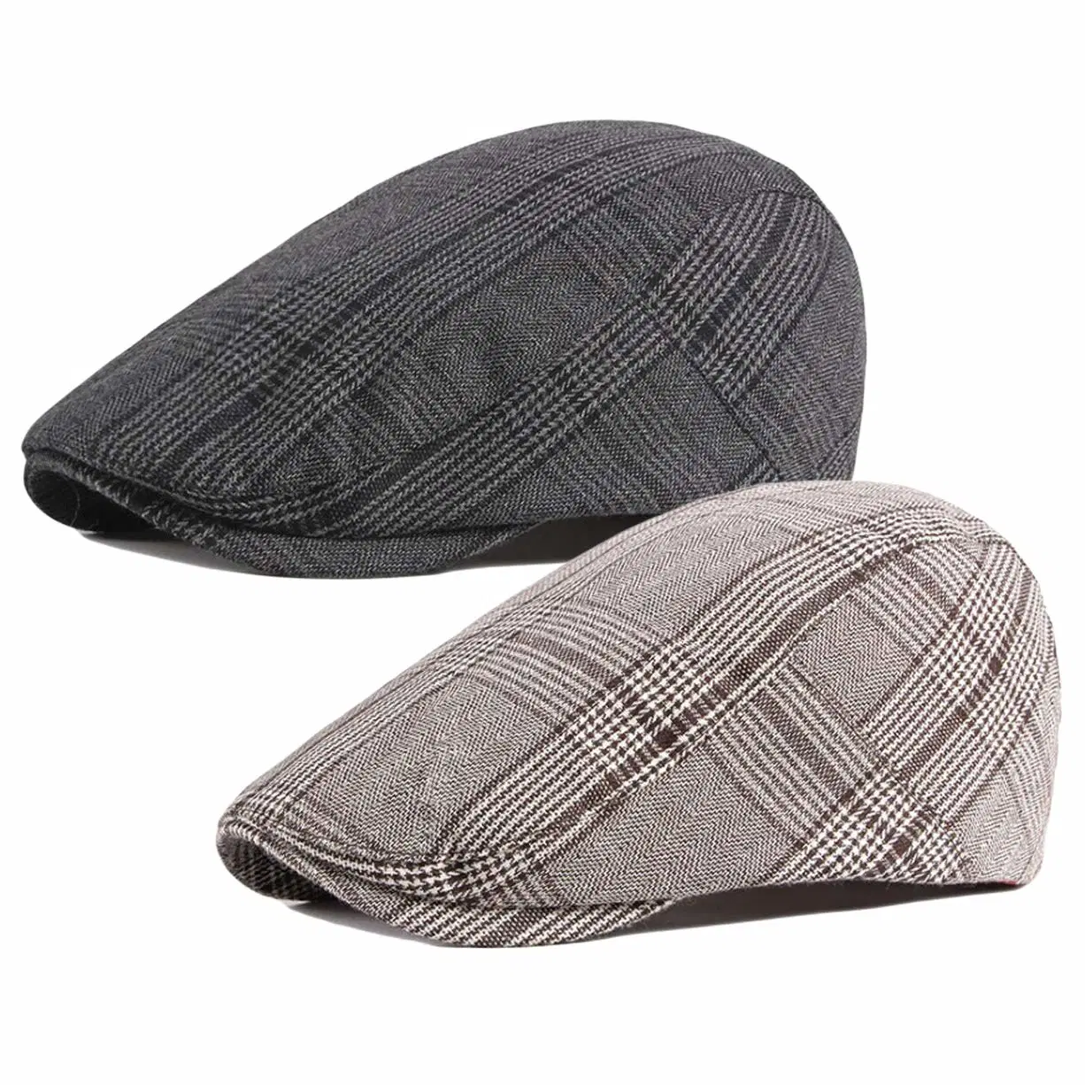 Men's Cotton Flat Cap Newsboy Hat