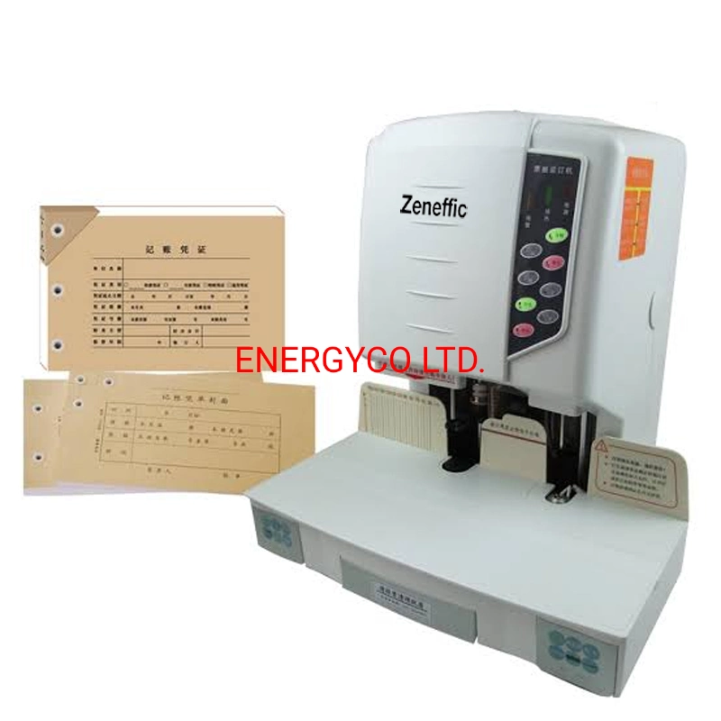 Amazon Hot Sale Office Automatic Book Paper Drilling Binding Machine Financial Equipment