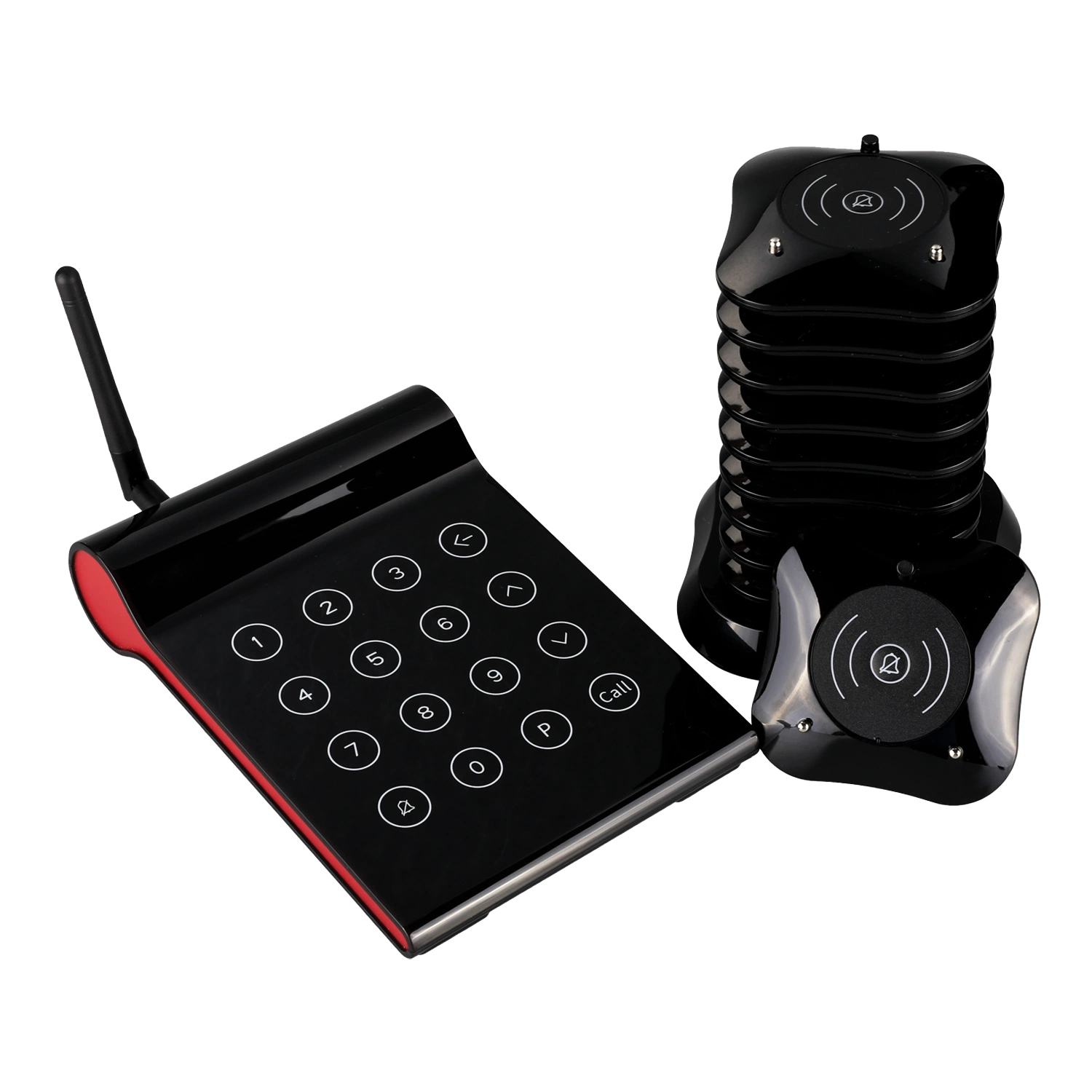 Appuyez sur clavier Waterproof Guest Pager système de radiomessagerie sans fil pour serveur