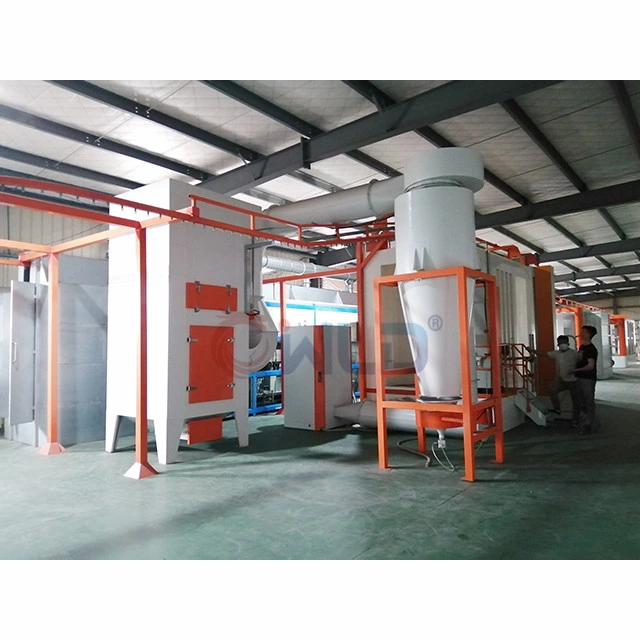 Wld Full Automatic Powder Coating Line Robot Spraying System