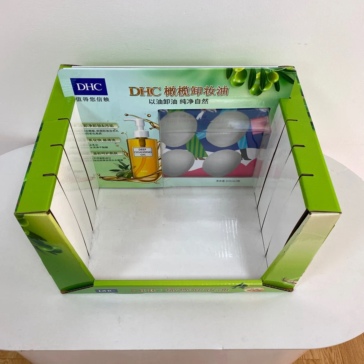 Hochwertige PDQ Tray Cleansing Oil Display Stand Verpackung Box