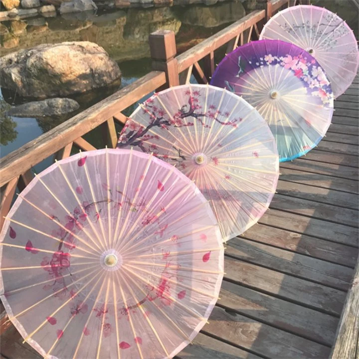 Wholesale/Supplier Decorative Handmade Gift Waterproof Paper Bamboo Parasol