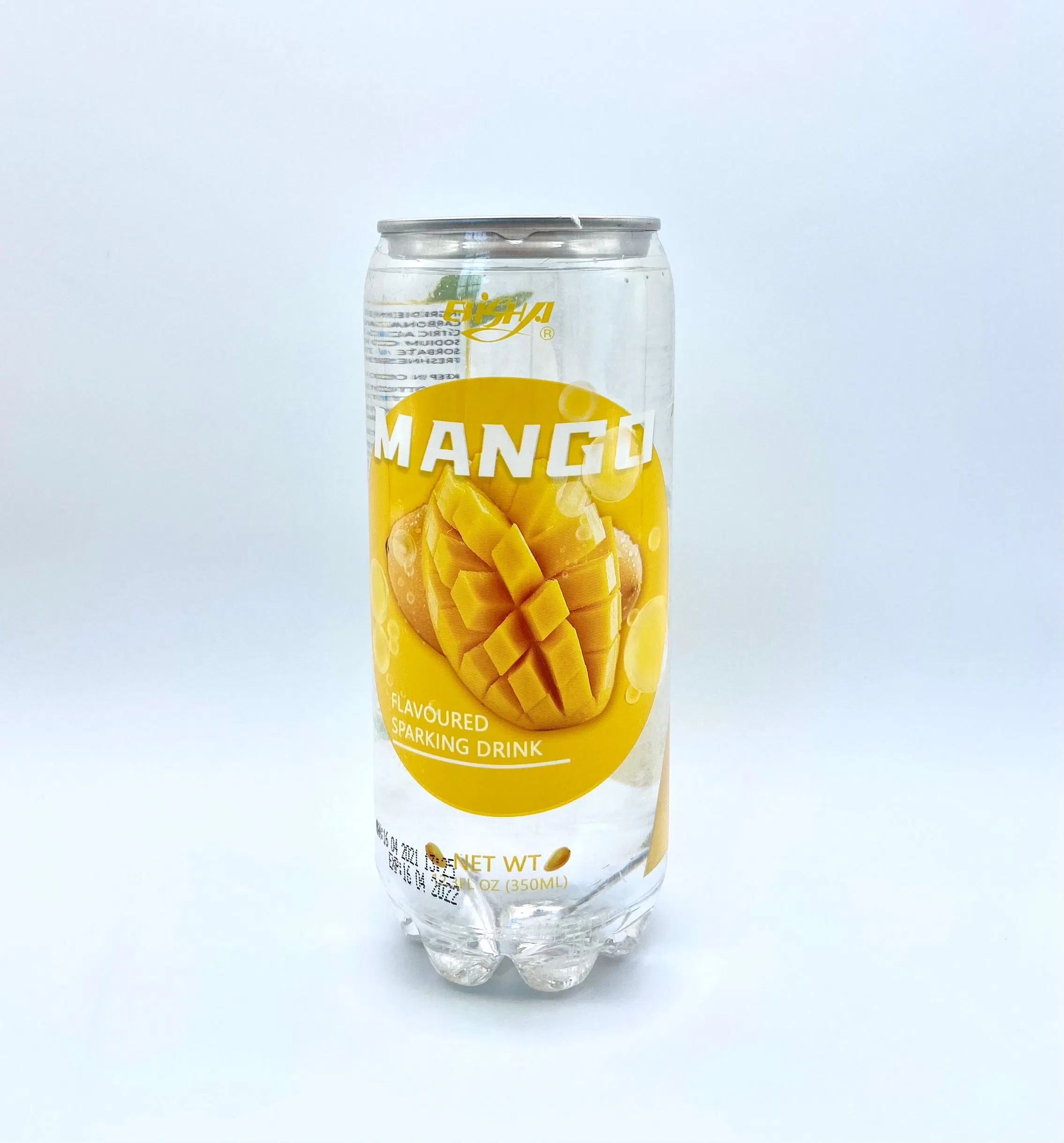 350ml sabor de mango bebidas carbonatadas Soda burbuja de agua