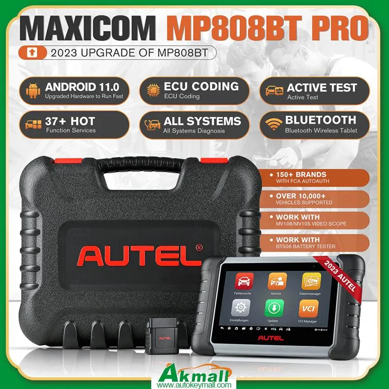 Maxipro Autel MP808BT PRO OBD2 Ferramenta de Diagnóstico do carro de codificação da ECU