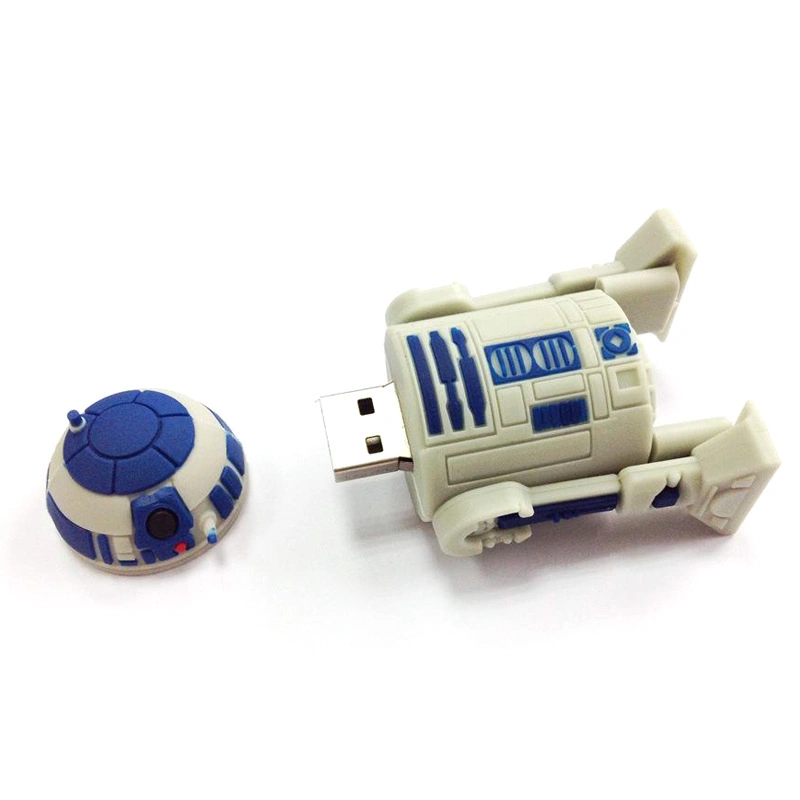 PVC Robot USB Stick Drive 8GB 16GB 32GB U Disk