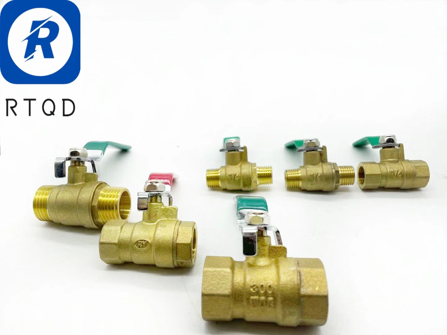 Cq/Chq Series Brass Ball Valves Pneumatic Component Control Check Air Speed Flow Switch Butterfly Handle Long Hanld Female Male Thread for Gas and Water