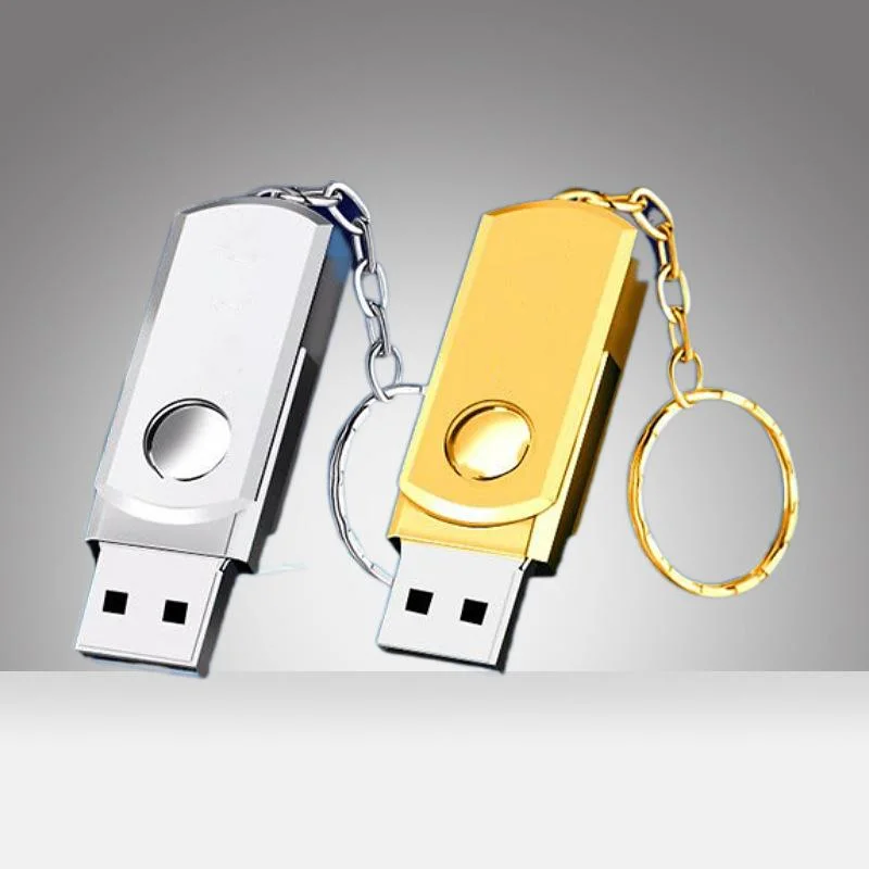 Benutzerspezifische 2,0 64GB USB-Flash-Laufwerk Memory Stick U Disk Silber