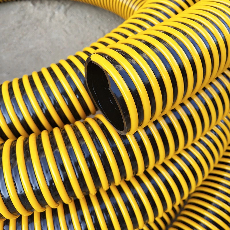 Non-Transparent 4 Inch Flexible PVC Suction Hose Pipe