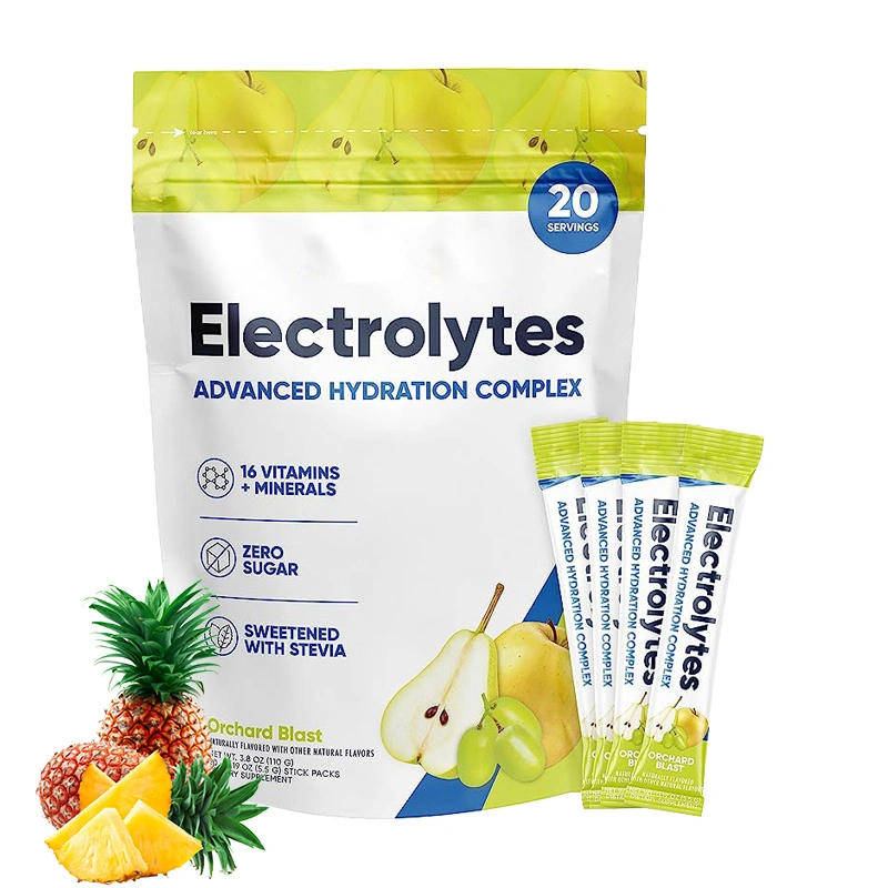 Elektrolyte Pulver kein Zucker - Frische rosa Limonade Elektrolyt Getränk Mix - Hydratation Pulver - Keine Kalorien, Glutenfrei - Pulver und Päckchen