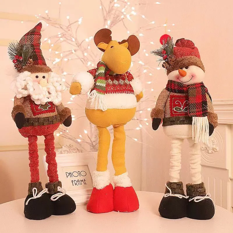 Brindes Promocionais Santa Claus suportará o Natal Boneco de brinquedos de pelúcia Elk Bonecas Decoração de Natal Dons Banheira venda brinquedos de pelúcia