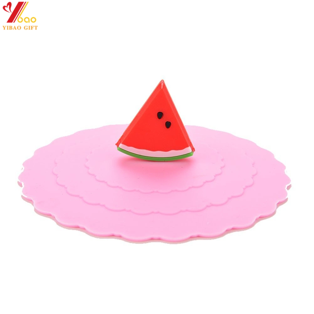 Creative Cute Children Fruit Shape Custom Food Grade Silicone Lids - Factory Price Cup Series