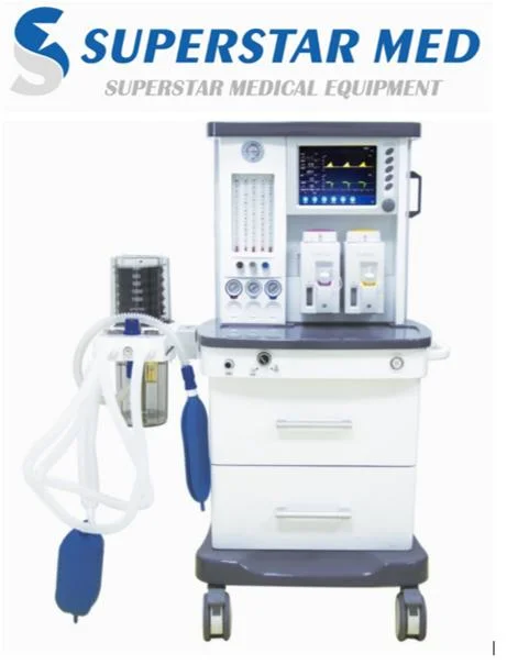 S6100 شاشة 10.4 بوصة جهاز التخدير الطبي مريض Anesthesia محمول/فاخر سعر الماكينة Mindray Drager