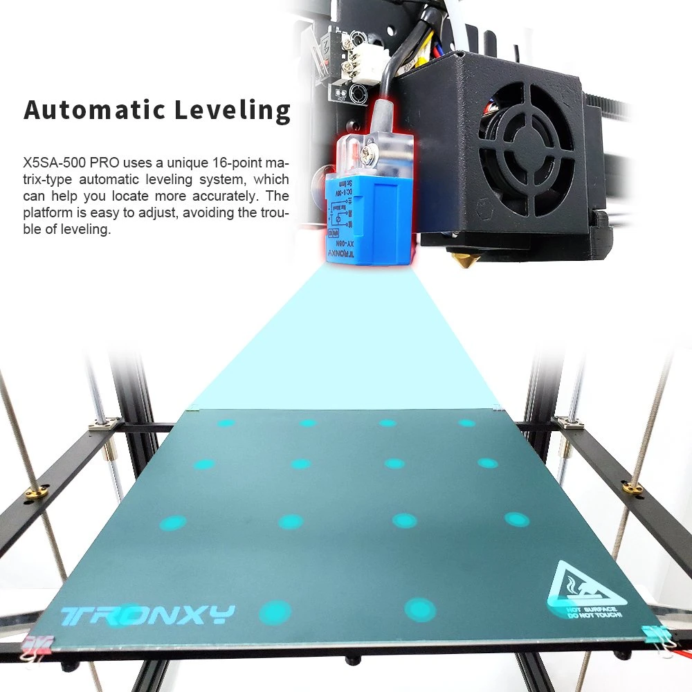 Yousu de alto nivel en 3D de gran tamaño de impresión Industrial Super 500*500*600mm Fdm DIY impresora 3D.