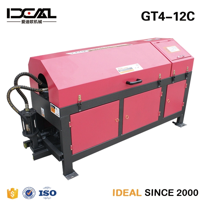 4-12mm CNC Automatic Rebar Straightener and Cutter Wire Rod Straightening and Cutting Machine