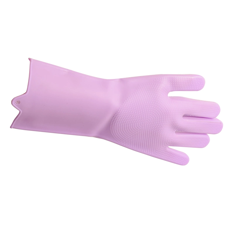 Made in China Multi Function FDA Silicone Kitchen Cleaning Dishwashing Gloves