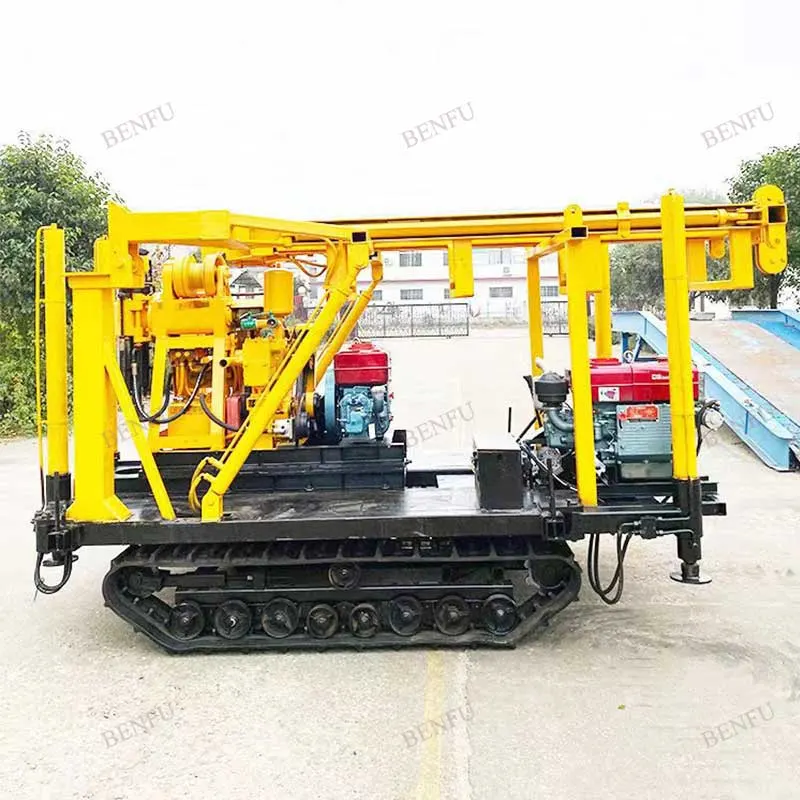 Popular Hydraulic Crawler 180m 200m Water Well Drilling Rigs for Drilling Machine