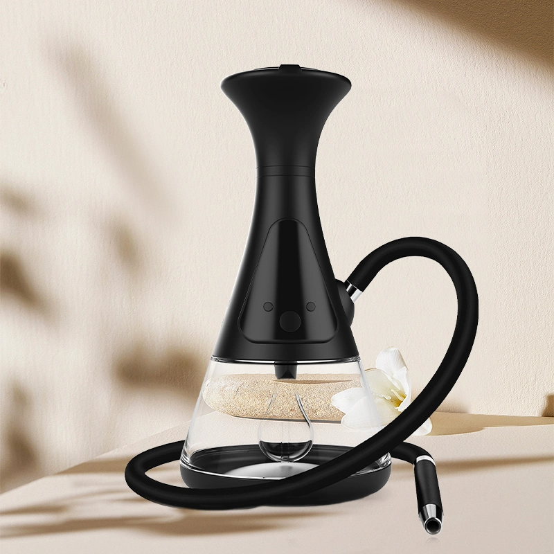 Good Quality Ooka Shisha Black Narguile Shisha Smoking Set Electronic Hookah Tips