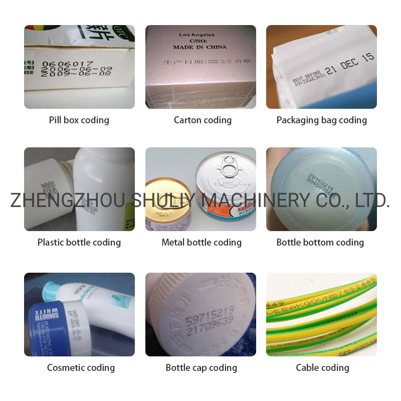 Automatic Water Bottle Printing Machine Expiry Date Batch Number Coding Machine