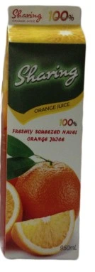 950ml de zumo de naranja