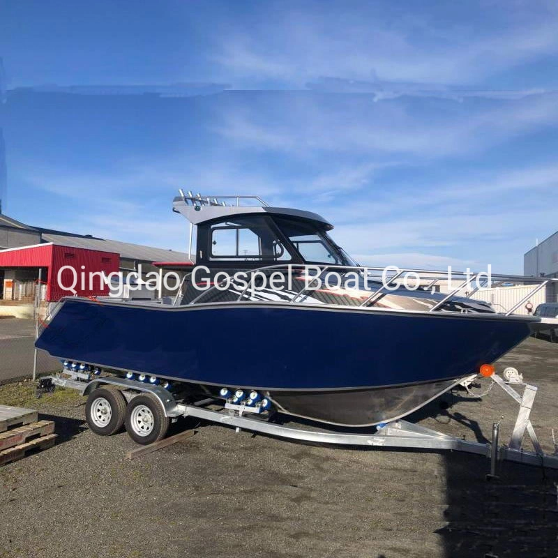 Gospel Boat Model Profisher 23FT/6.85m Aluminum Fishing Boat