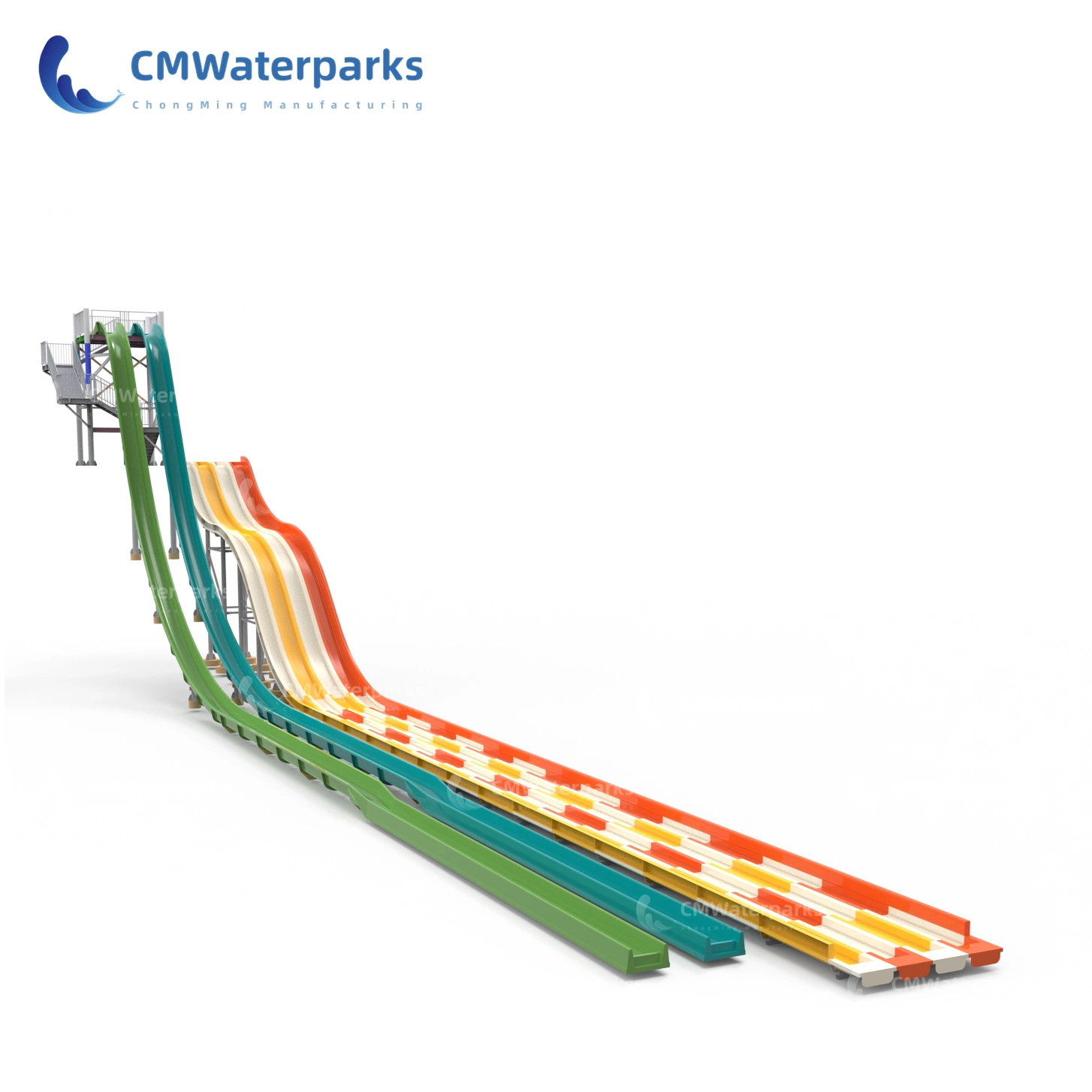 Hot Sale Water Park Fiberglass Water Slide Amusement Park for Outdoor