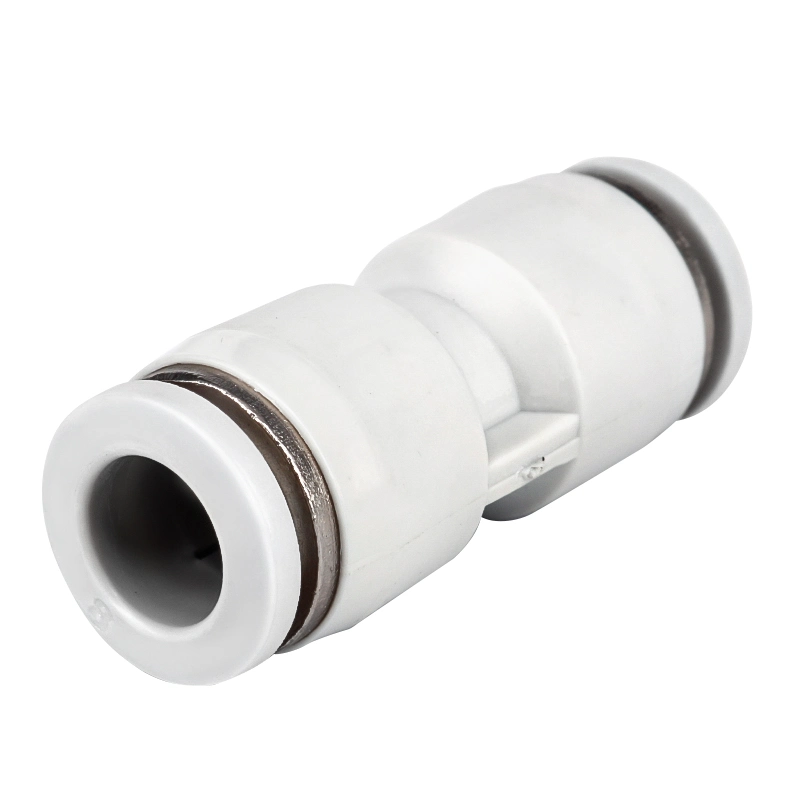 PU Od Hose Tube Push in Straight Plastic One Touch Pneumatic Push-in Fittings Quickl Joint