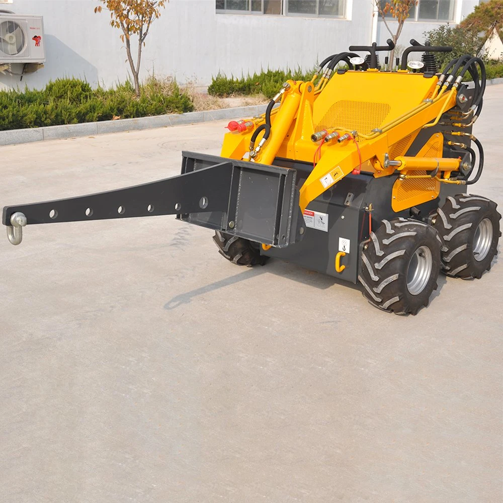 Qilu China Diesel Mini Skid Steer Wheel Loader Free Shipping