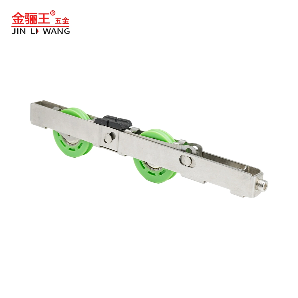 Custom UPVC Window Roller Nylon Plastic Double Wind Wheel Pulley Spare Parts Wooden Glass Gate Door Rollers Sliding Door Tandem Wheels