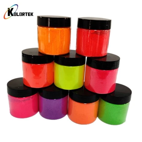 Pigment fluorescent en poudre pour impression textile encre plastique