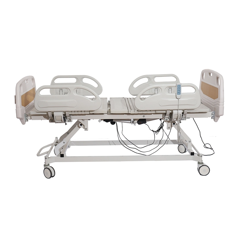 Medical Equipment Powered Electric Five Functions Inclinable ICU Hospital Bed