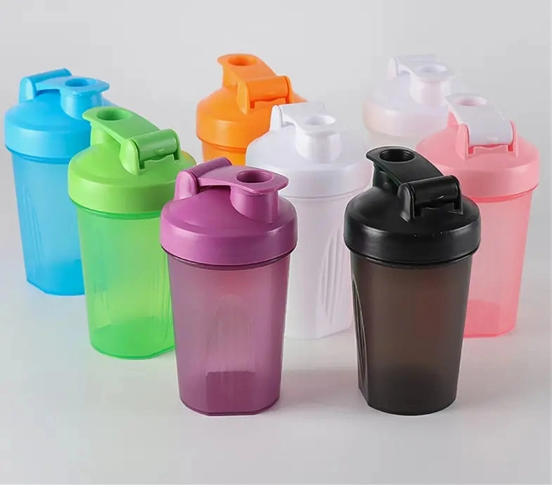 Factory Wholesale Gym Fitness Sports Plastic Rectangular Shaped Protein Power Shake Bottle