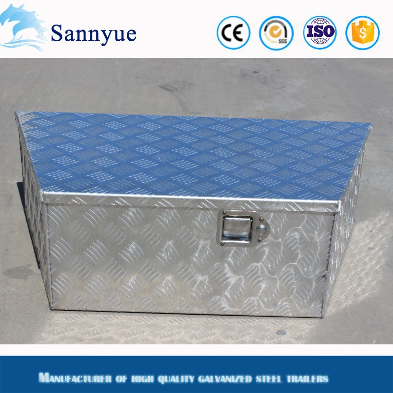 Aluminum Tool Box for Cage Trailer Truck Trailer Camper Trailer Storage Tool Box 900*600 mm