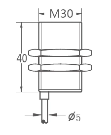 Kjt-M30 Flushed Namur Proximity Sensor