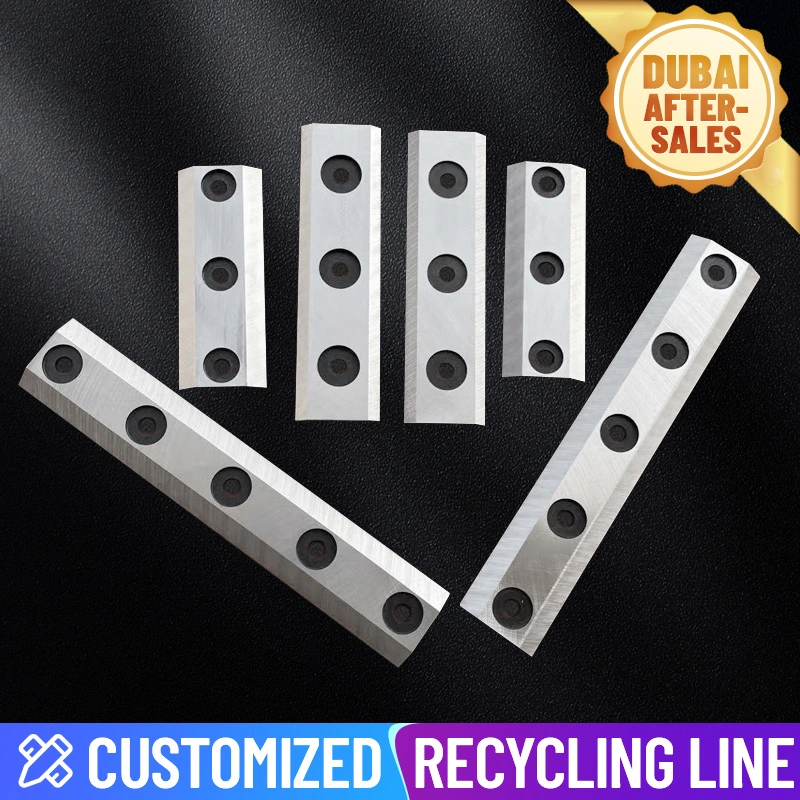 Double Plastic Shredder Blades/Scrap Car Shredder Blade Crusher Knives and Rubber Machine Parts for Waste Recycling