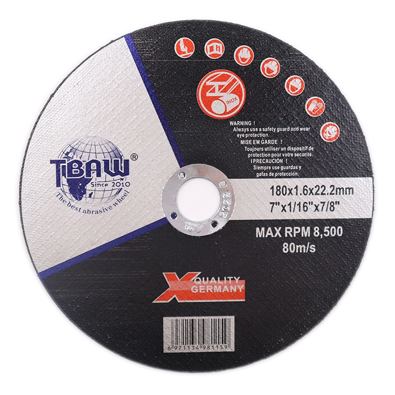 Original Factory T41 High Speed Flat Center 7inch Reinforced Abrasive Cutting Wheel Disk for Angle Grinder