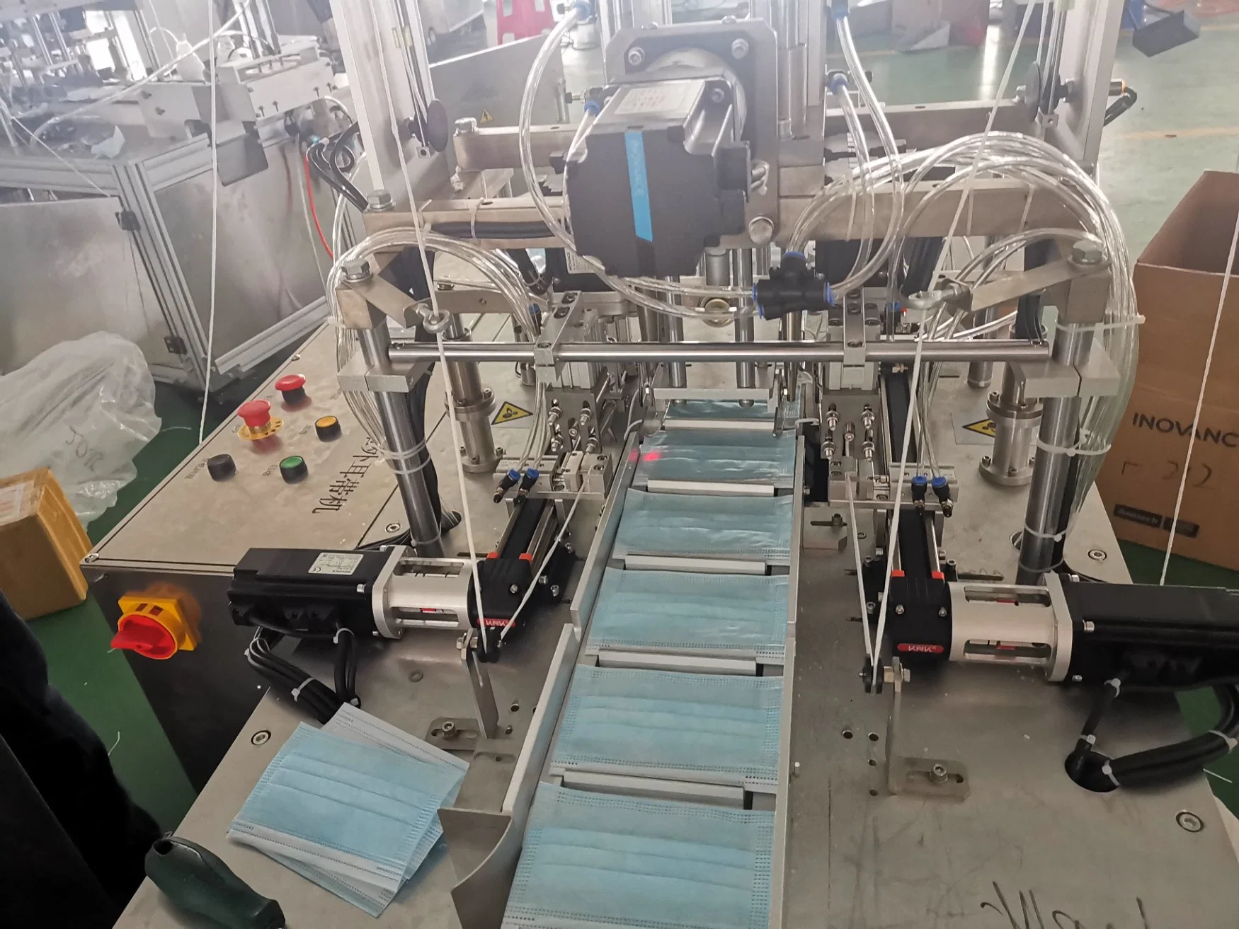 Fully Automatic Disposable Surgical Medical Nonwoven Face Mask Making Machine