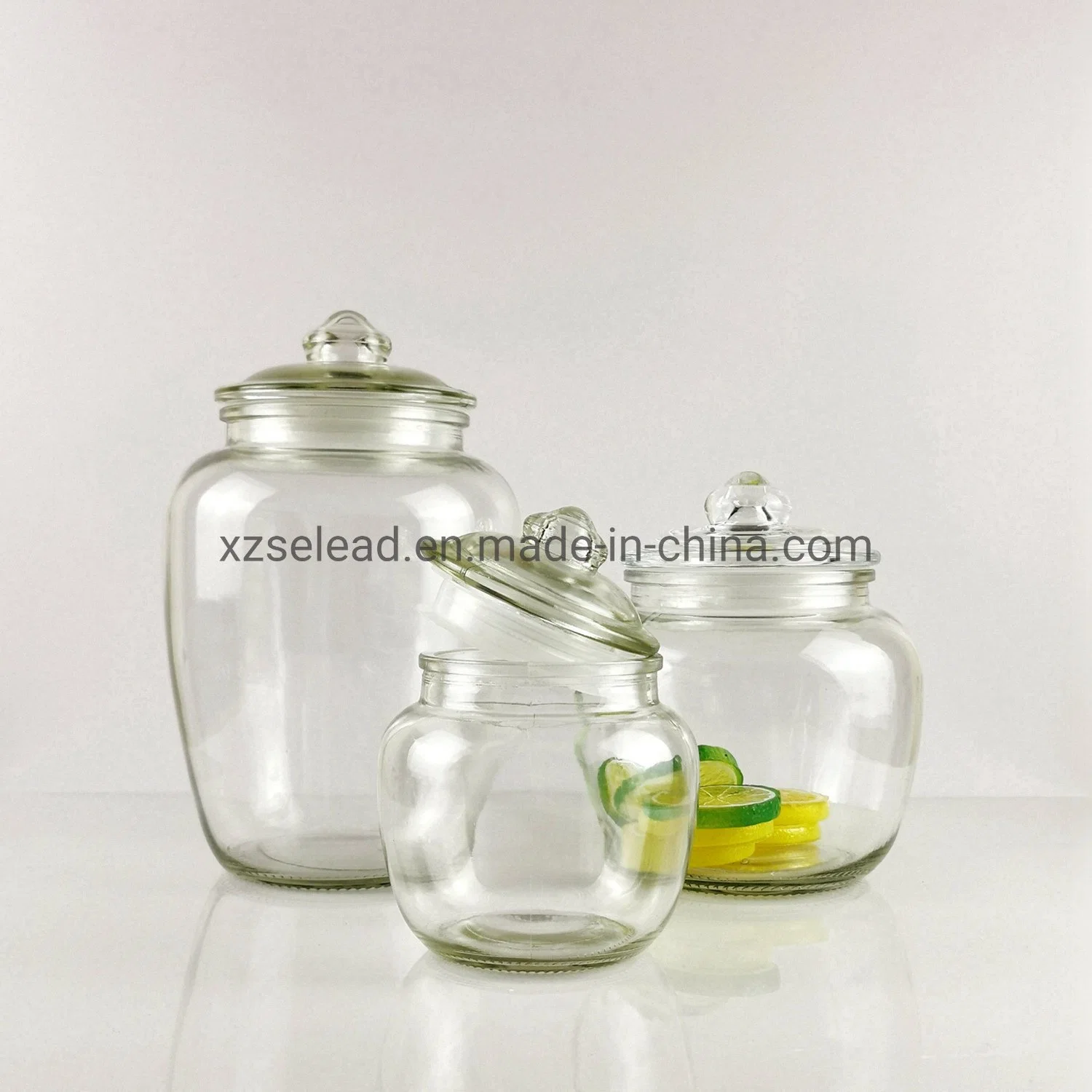 Home Decor Glass Storage Canned Jar Pasta Packing Jar Rice Jar